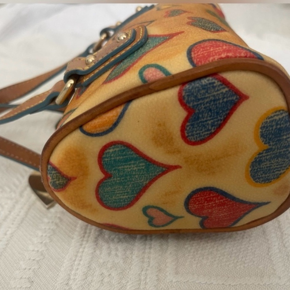 Dooney & Bourke Vintage Y2K Mini Barrel Bag Rainbow Zipper - Picture 8 of 16